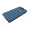 Комплект Fine Line для Xiaomi Redmi Note 9 панель + скло захисне Carbon (blue) (FL-KM-155)