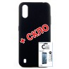 Комплект Fine Line для Samsung Galaxy A01 панель + стекло защитное Carbon (Black) (FL-KM-177)