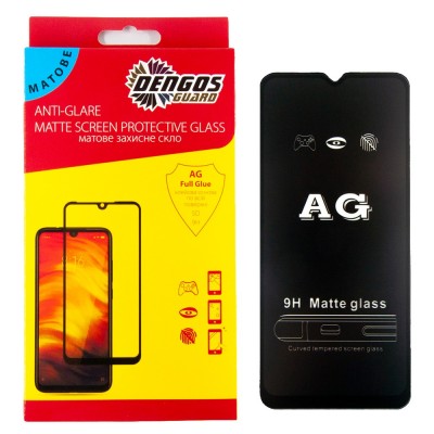 Захисне скло DENGOS Full Glue Matte для Samsung Galaxy M31s (black) (TGFG-MATT-31)