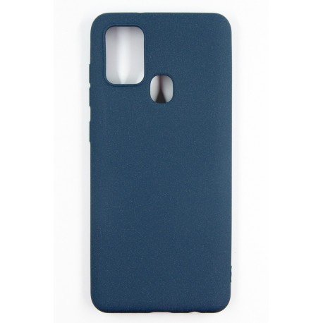 Панель DENGOS Carbon для Samsung Galaxy A21s (blue)