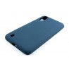Комплект Fine Line для Samsung Galaxy A01 панель + скло захисне Carbon (Blue) (FL-KM-178)