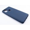 Комплект Fine Line для Samsung Galaxy A21s панель + скло захисне Carbon (Blue) (FL-KM-204)