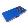 Комплект Fine Line для Vivo X50 чехол-книжка + стекло защитное (Blue) (FL-KM-202)